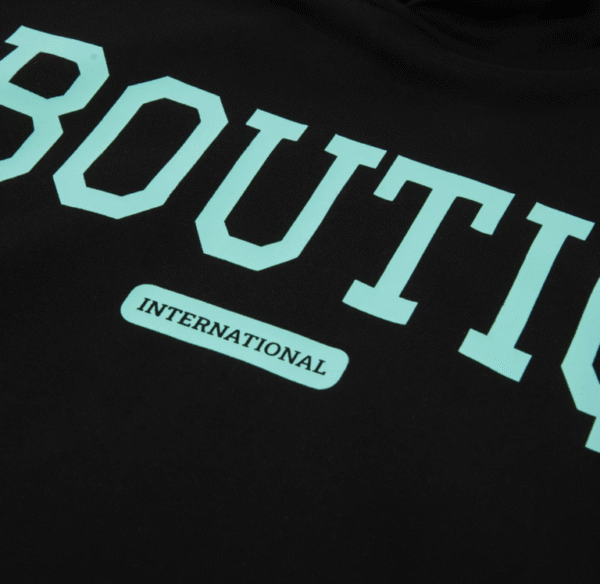Boutiq Merch Hoodie College Black